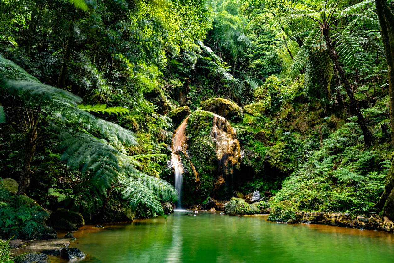 Caldeira Velha Waterfall