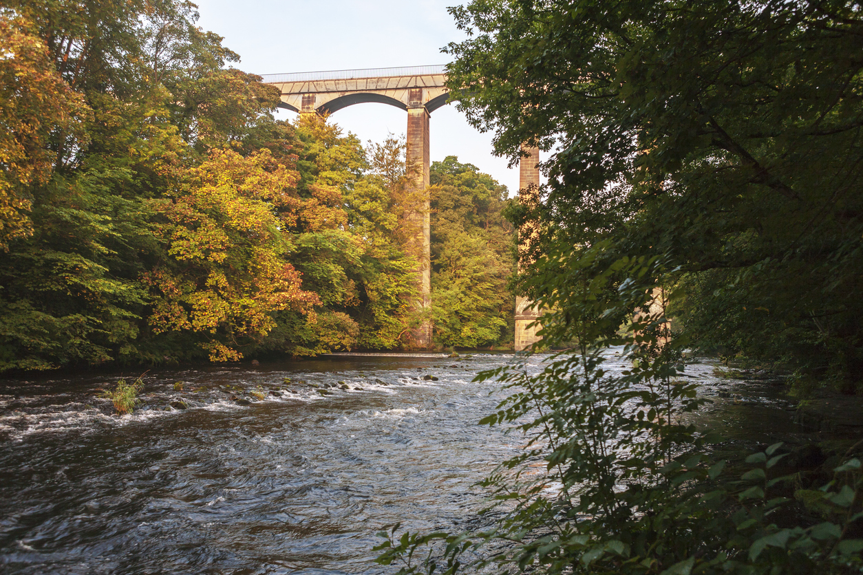 The Pontcysyllte aqueduct