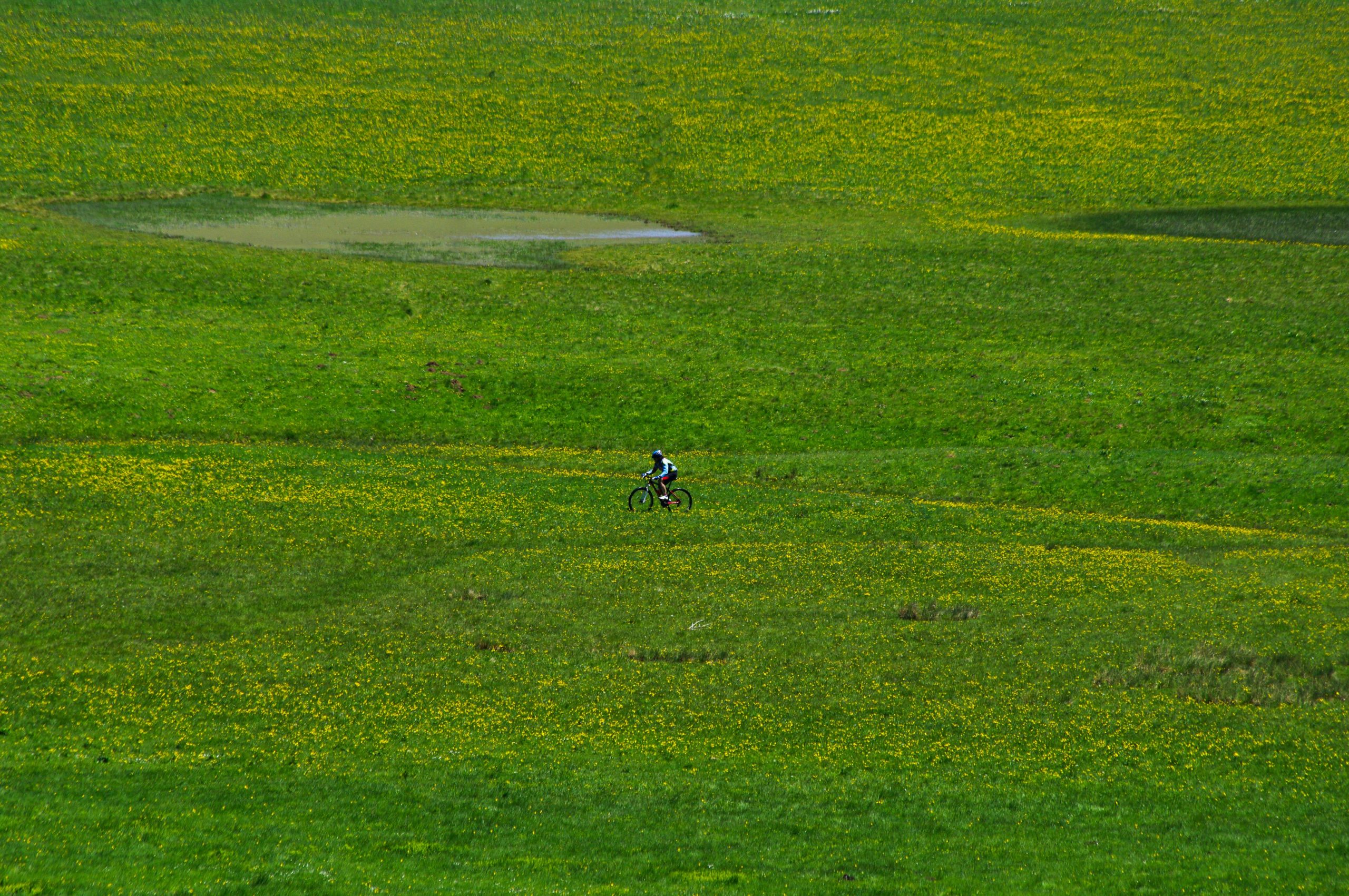 bike ride in the countryside